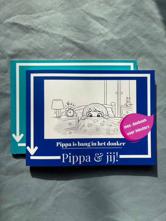 Pippa is bang in het donker